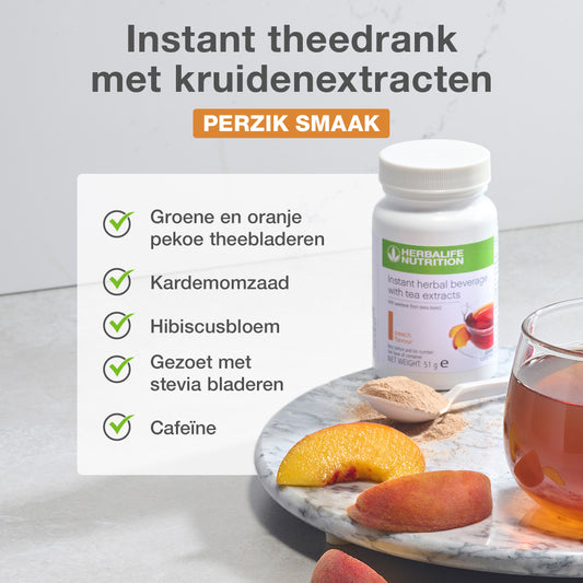 Instant theedrank met kruidenextracten perzik 51 g