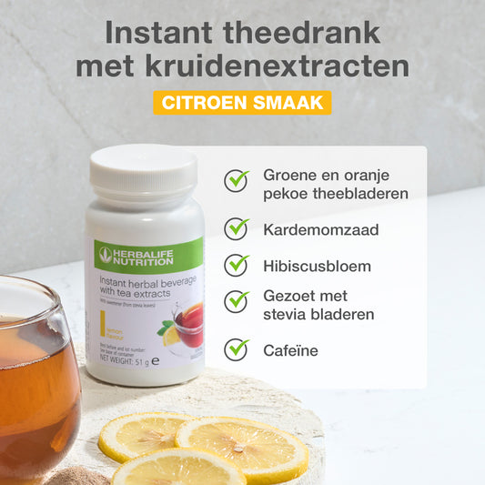 Instant theedrank met kruidenextracten Citroen 51 g
